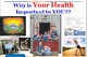 Why is Your Health and Well-Being Important to You?